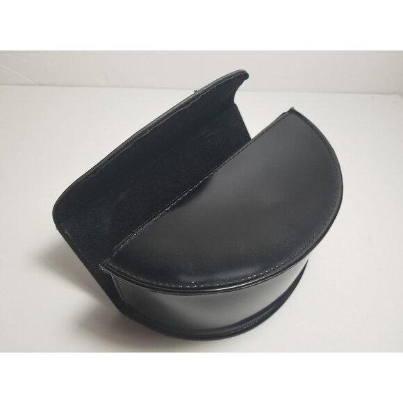 Marc Jacobs sunglasses case black half circle - Picture 2 of 7